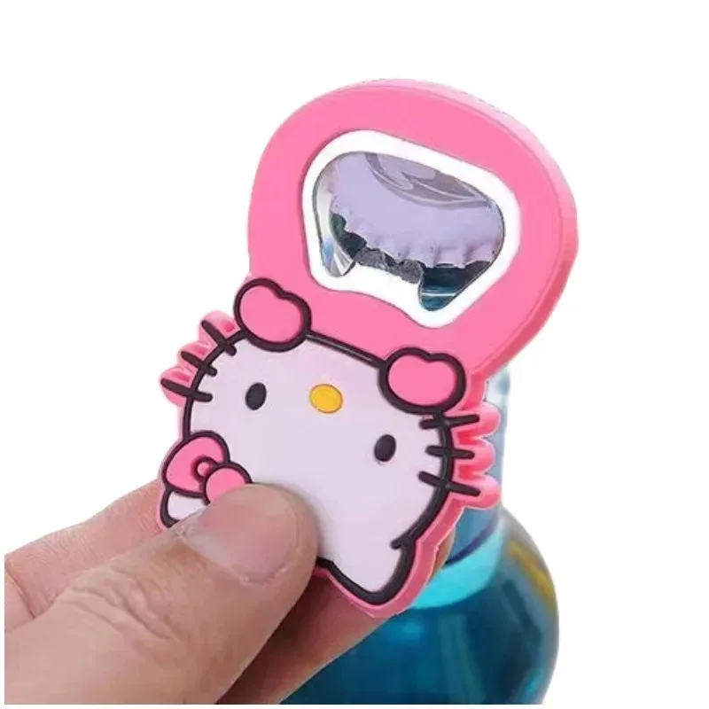 Hello kitty милая мультяшная силиконовая открывалка для вина
