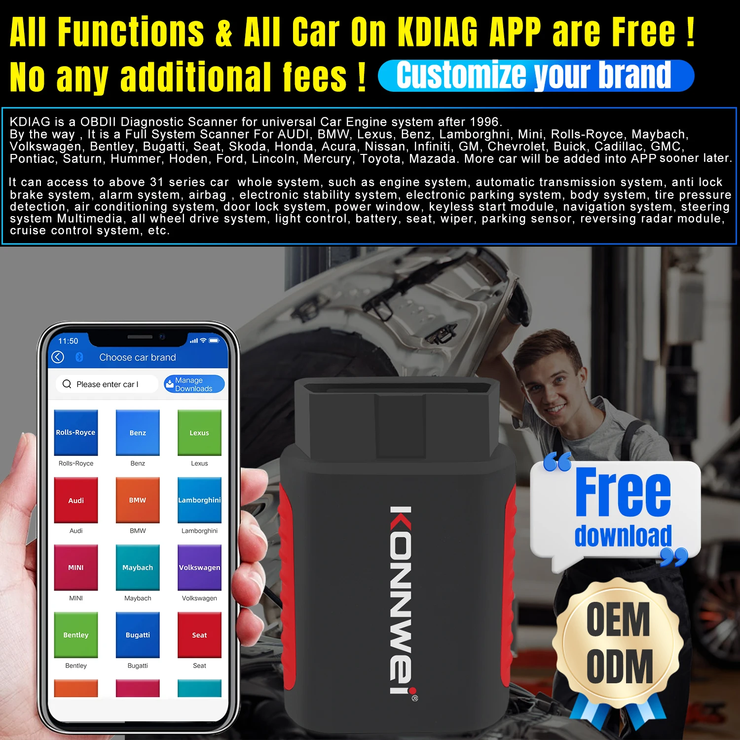 Konnwei kdiag bluetooth полная - Фотография_3