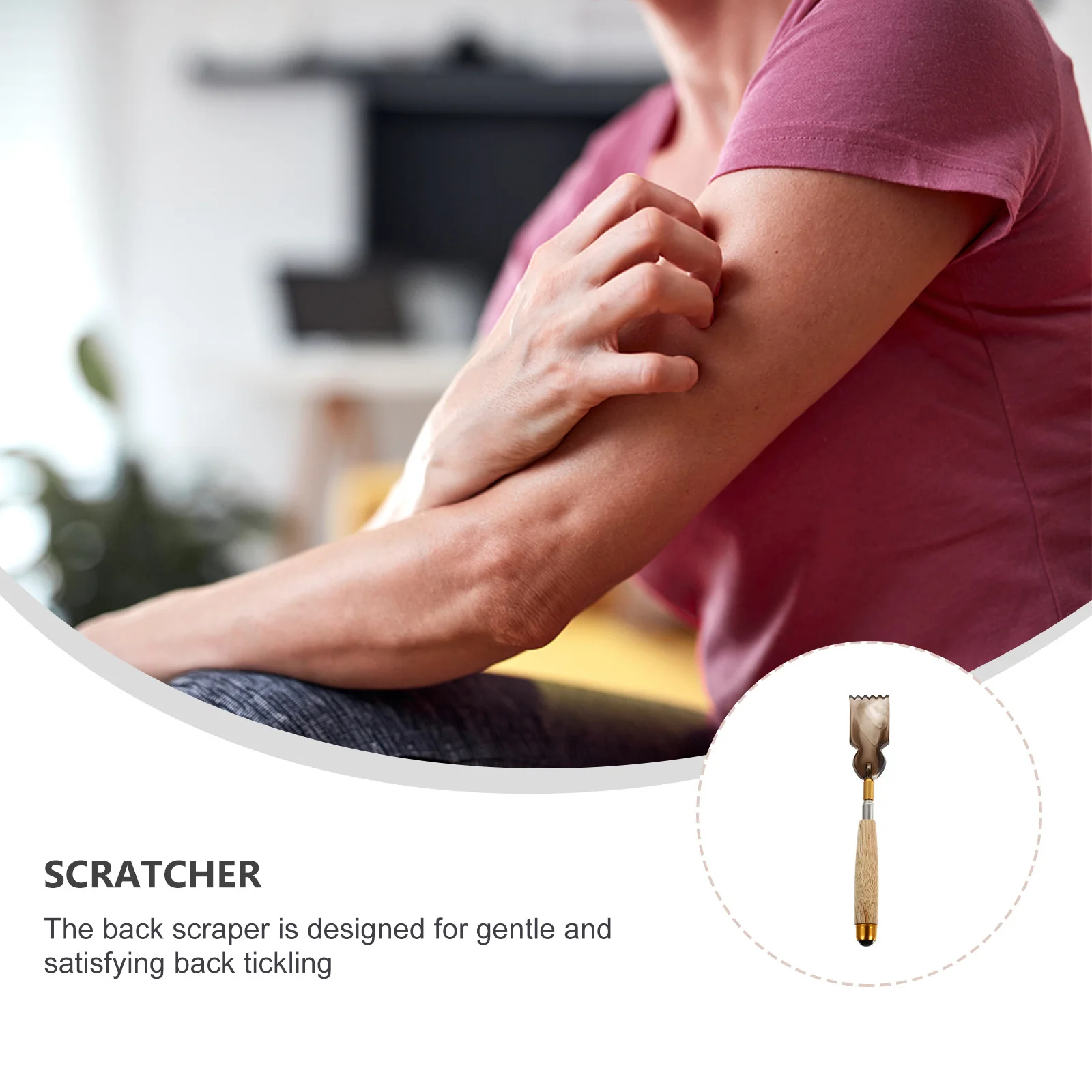 Прочный скребок для спины