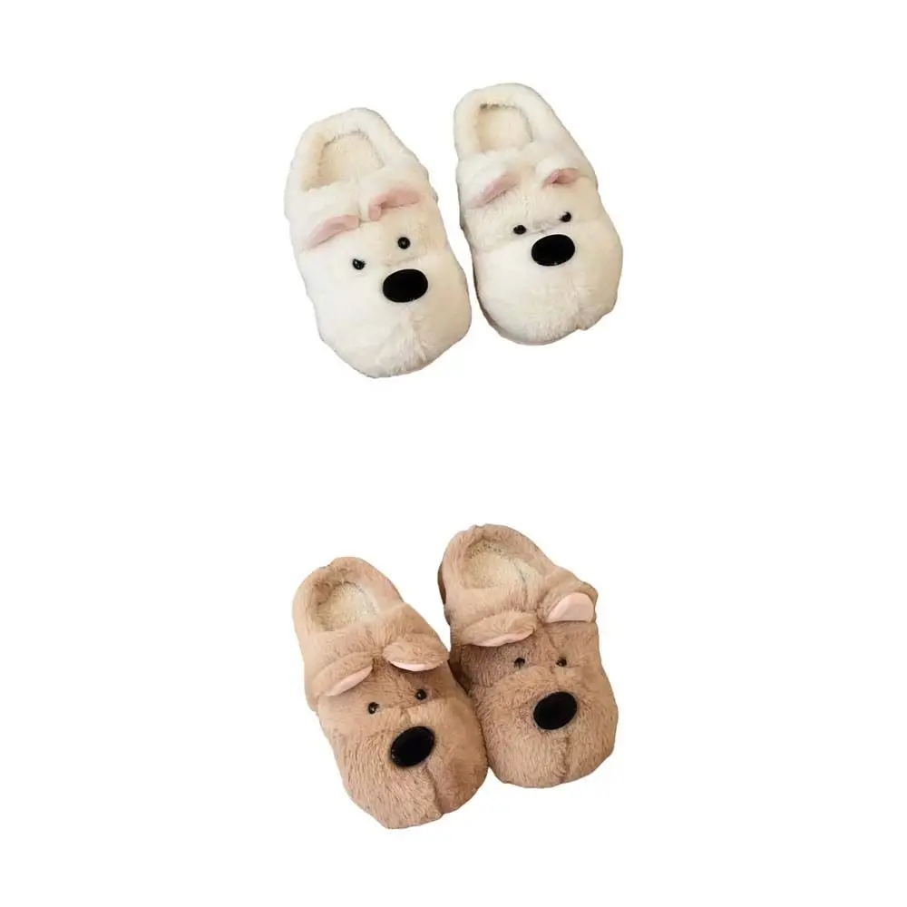 Пушистые зимние плюшевые тапочки для щенков - Фотография_6