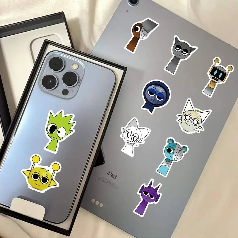 Наклейка с рисунком incredibox sprunki - Фотография_3