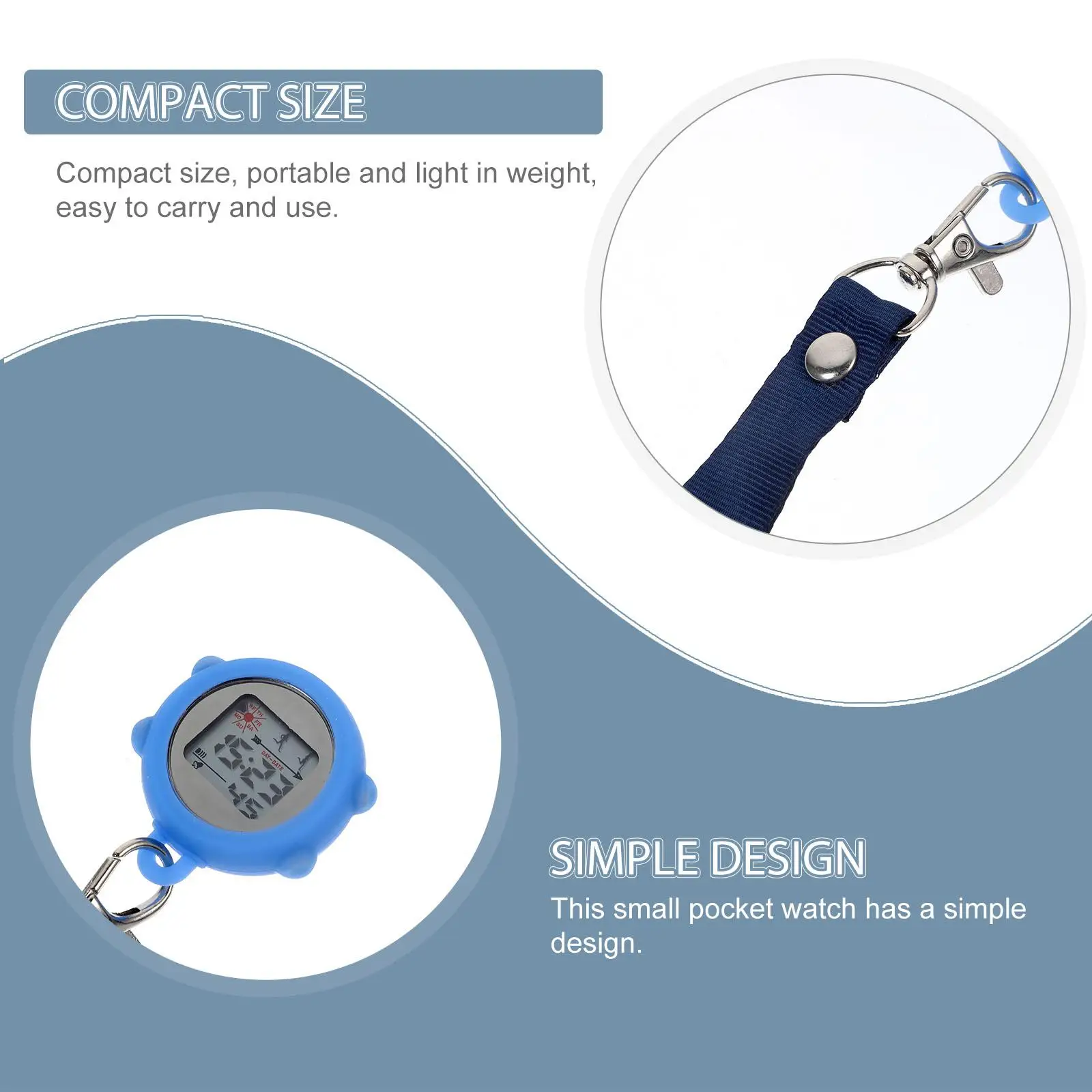 Цифровые часы для медсестры из сплава - Фотография_6