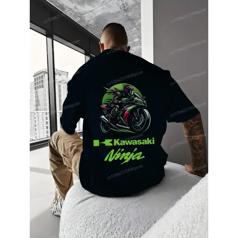 Новая футболка с логотипом kawasaki 2025 года - Фотография_6