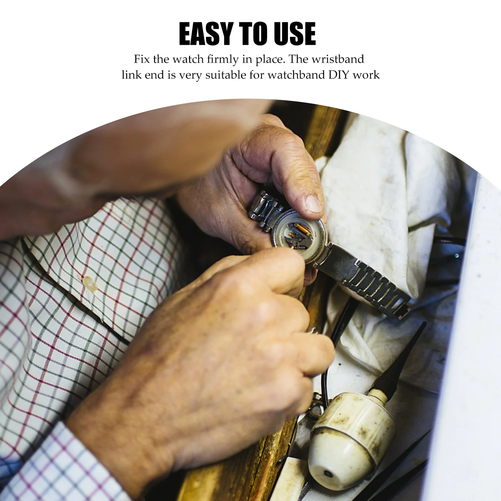 1 пара ремешка для часов из нержавеющей стали - Фотография_2