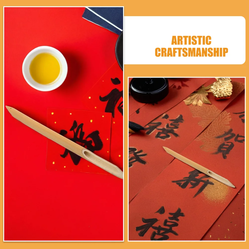 Бамбуковая ручка для тибетской каллиграфии - Фотография_3