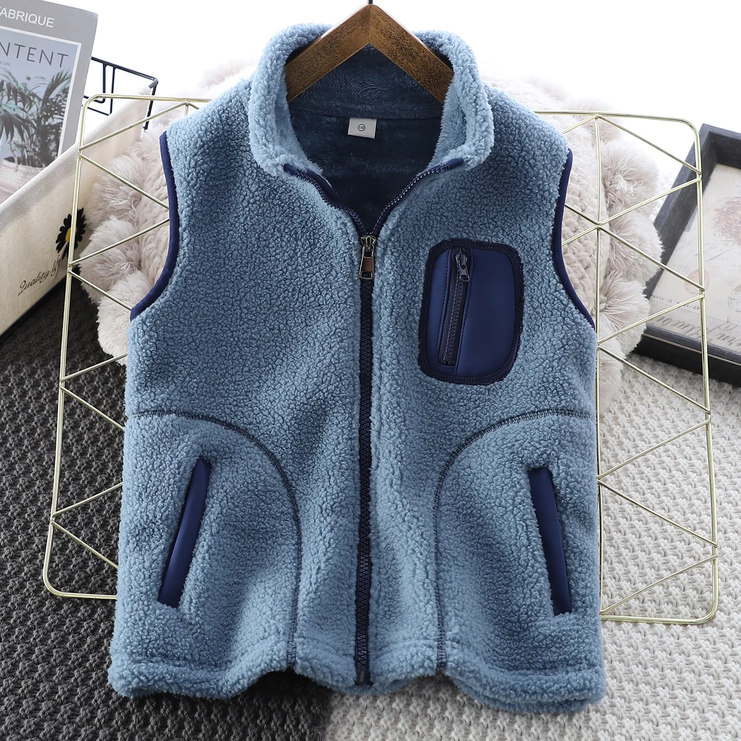 Детский флисовый жилет на осень и зиму - Фотография_3