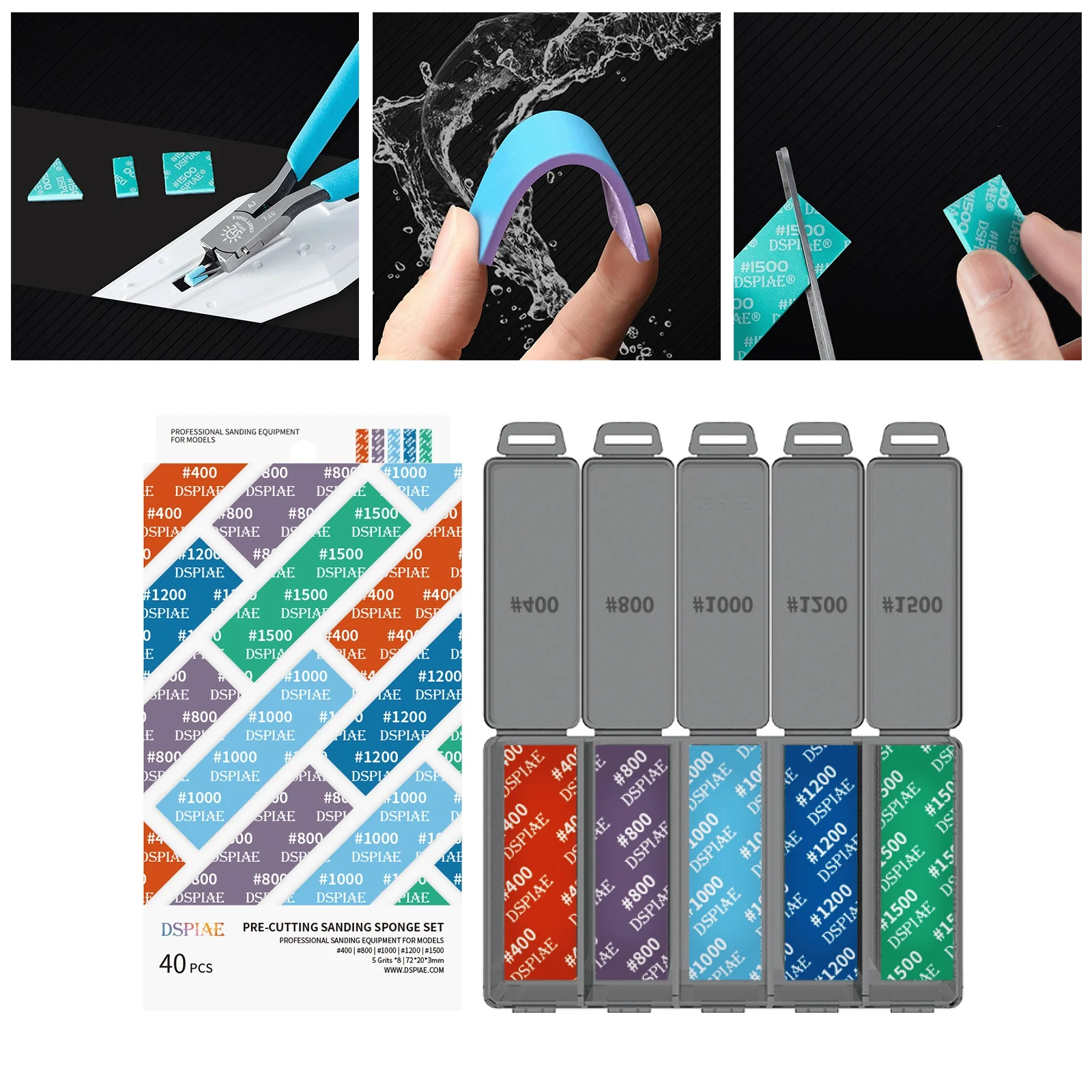 Dspiae ds3 набор шлифовальных губок