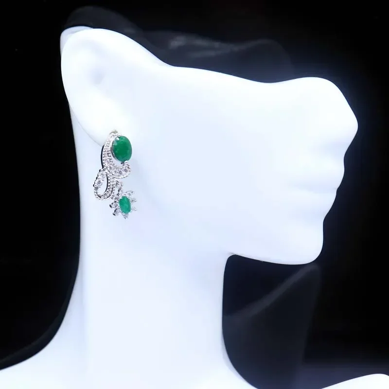 4,3 г индивидуальные серьги из натурального серебра 925 пробы - Фотография_2