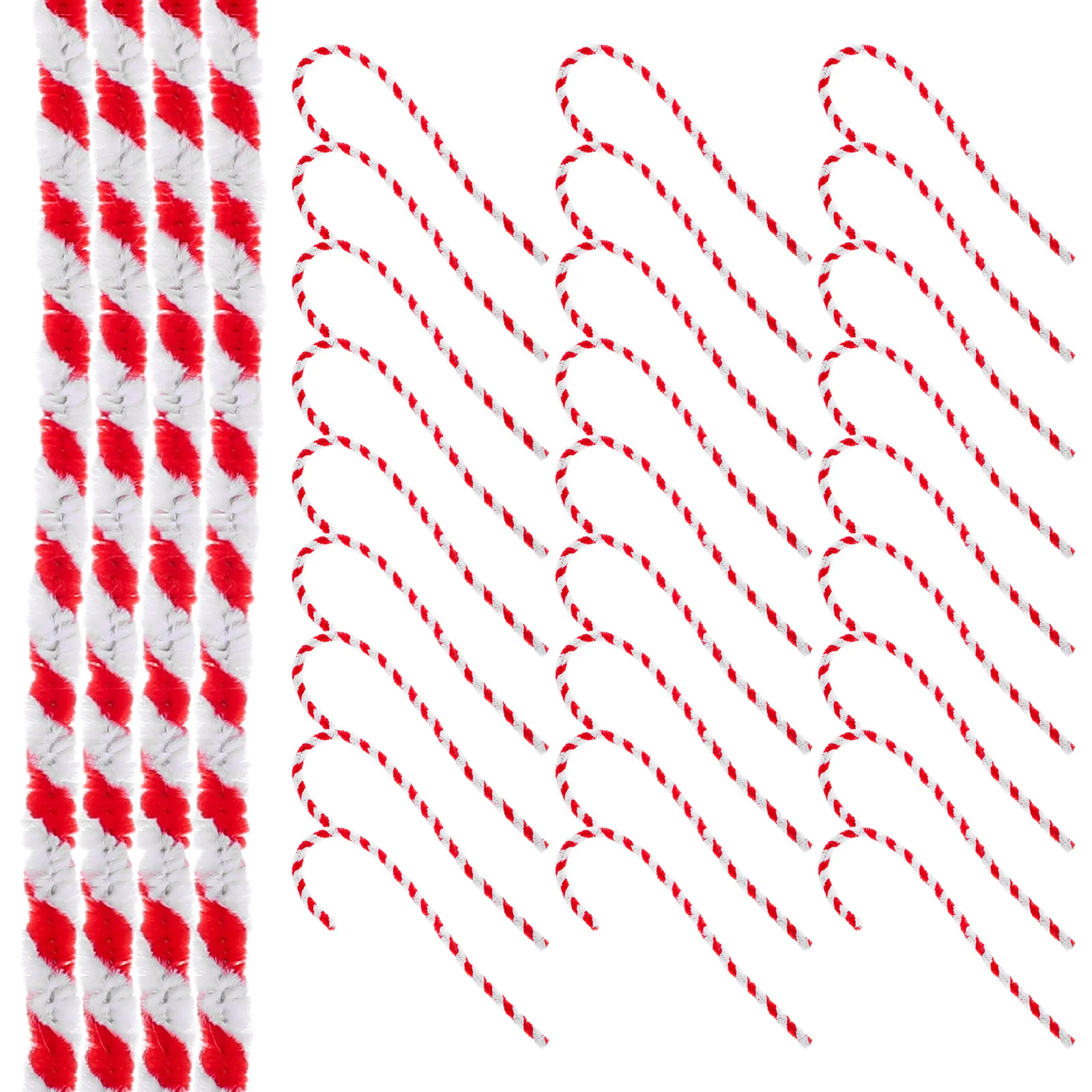 Двухцветные гибкие стебли из синели своими руками для детей - Фотография_6