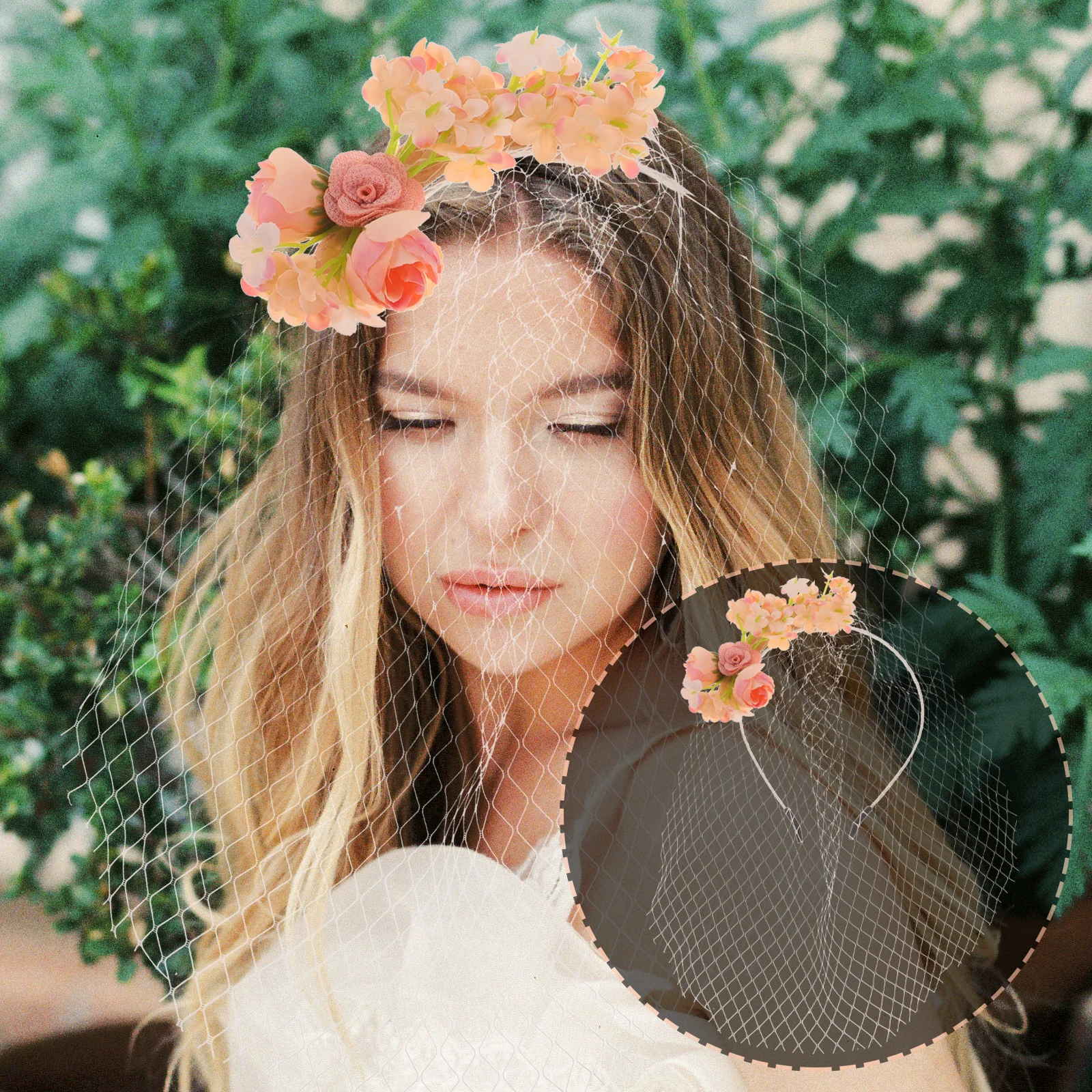 Свадебная вуаль, повязка на голову, - Фотография_2