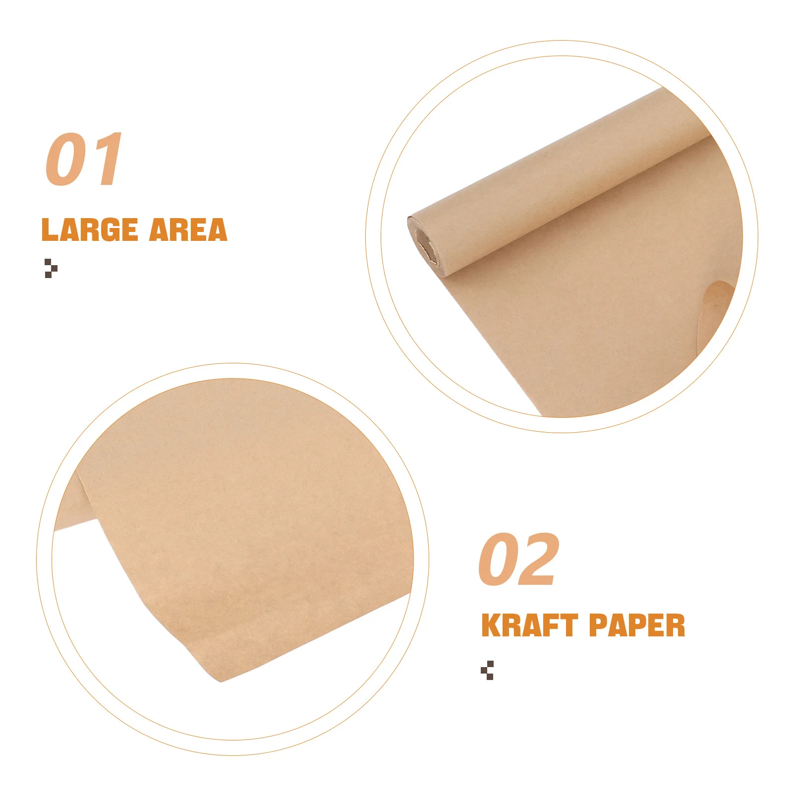 Рулон коричневой оберточной бумаги - Фотография_4