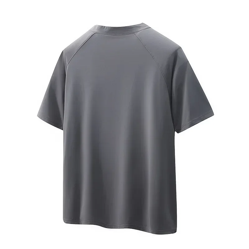 Мужская летняя футболка большого размера 45 кг-130 кг - Фотография_5