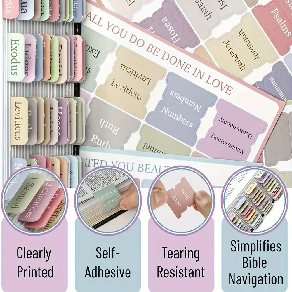 Липкие заметки, индексные вкладки для библии - Фотография_3