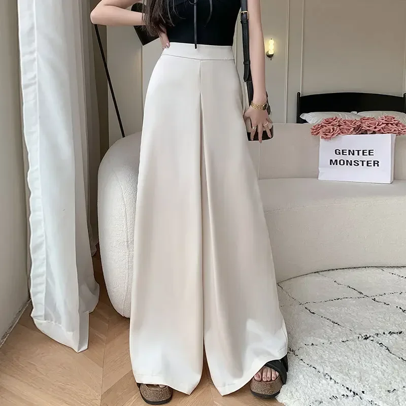 Корейские женские широкие брюки - Фотография_4