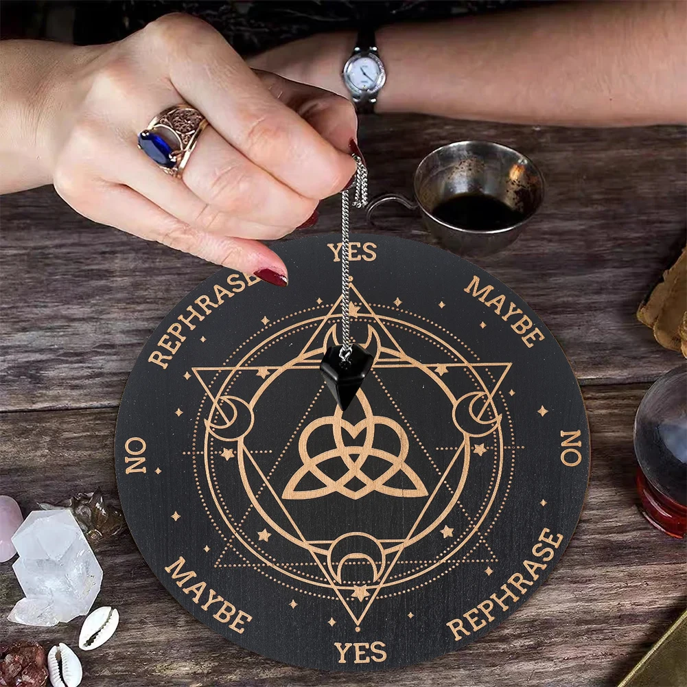 Деревянная доска ouija kate с узлом - Фотография_2