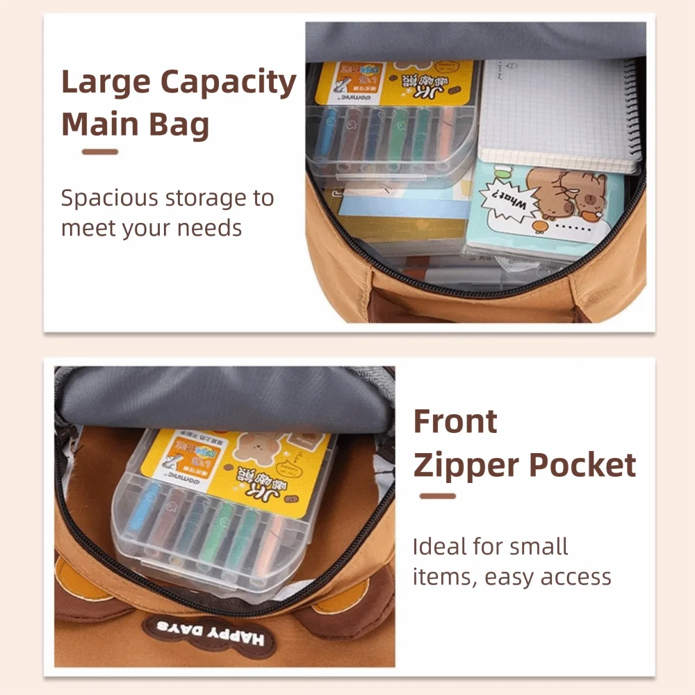 Рюкзак для детского сада с рисунком капибары - Фотография_6