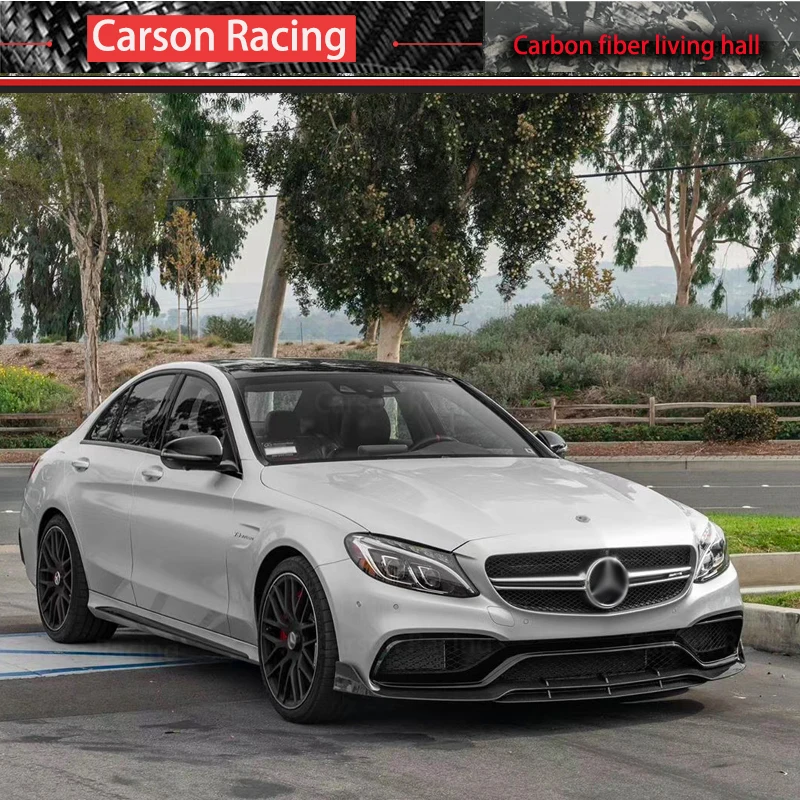 2015-2021 mercedes-benz w205 c63 передняя лопата для губ - Фотография_6
