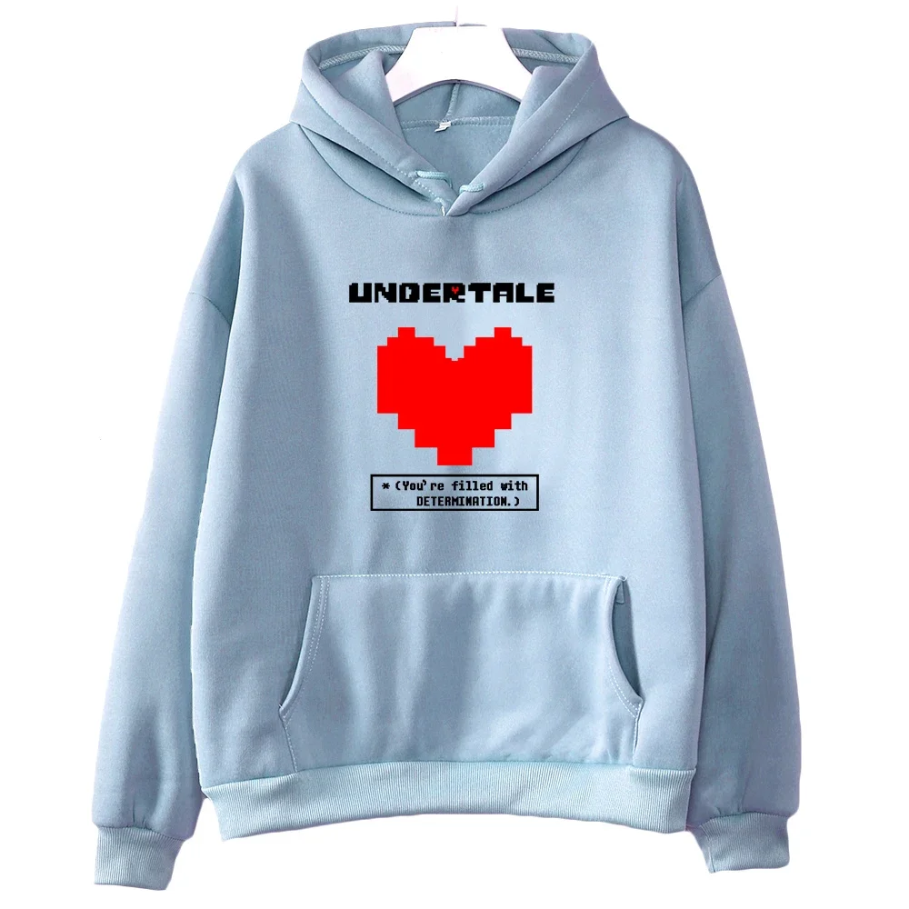 Толстовки с капюшоном undertale game you're filled with determination - Фотография_5
