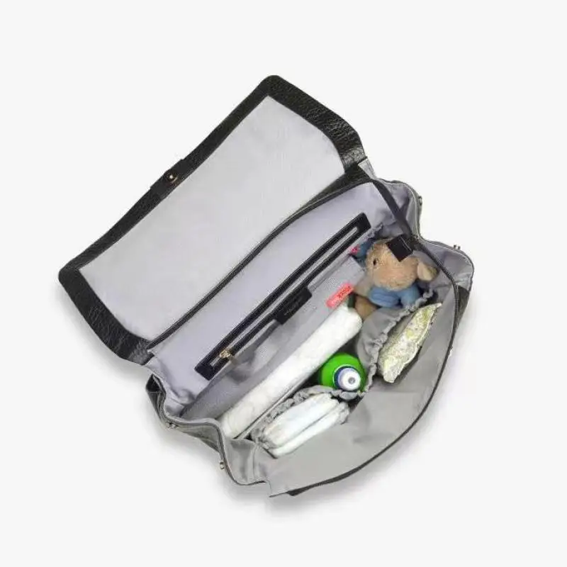 Новый высококачественный женский рюкзак из воловьей кожи с рисунком личи - Фотография_6