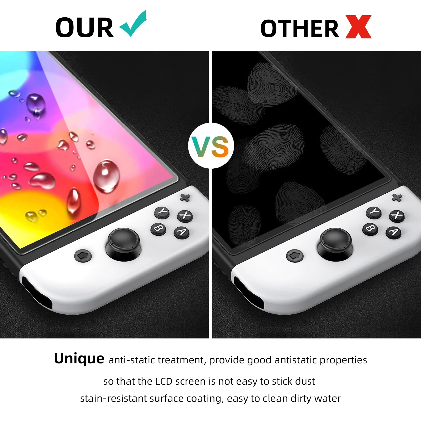 Закаленное стекло 9h для nintendo switch oled switch2 2 - Фотография_6