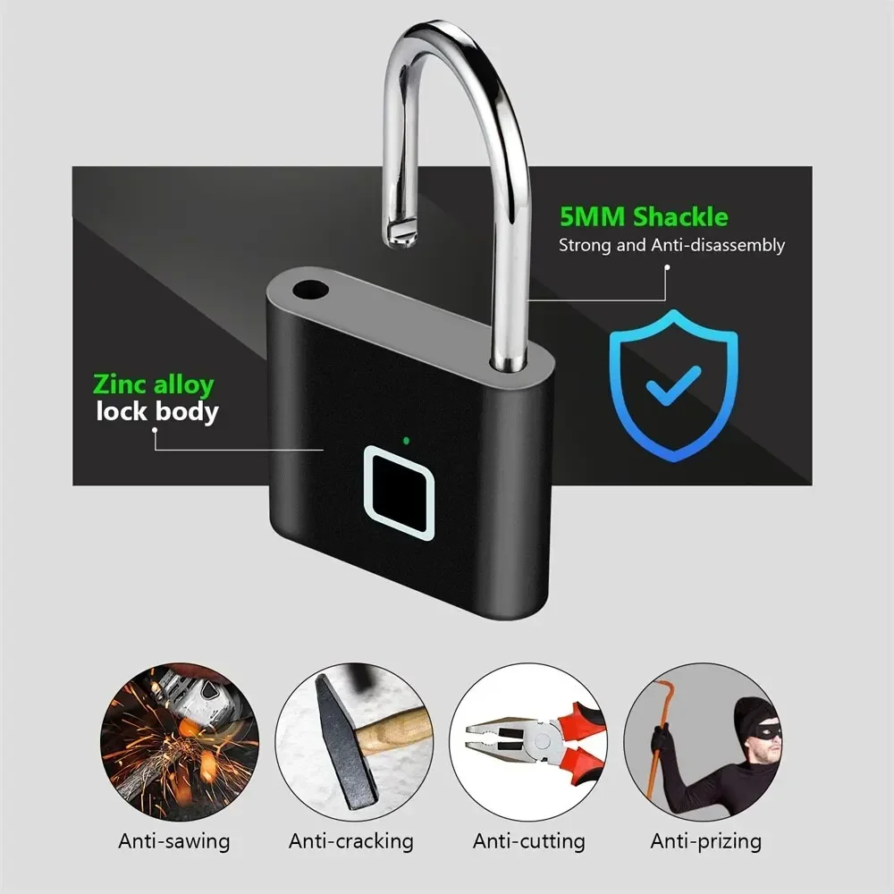 Умный замок с зарядкой через usb без ключа на открытом воздухе - Фотография_4