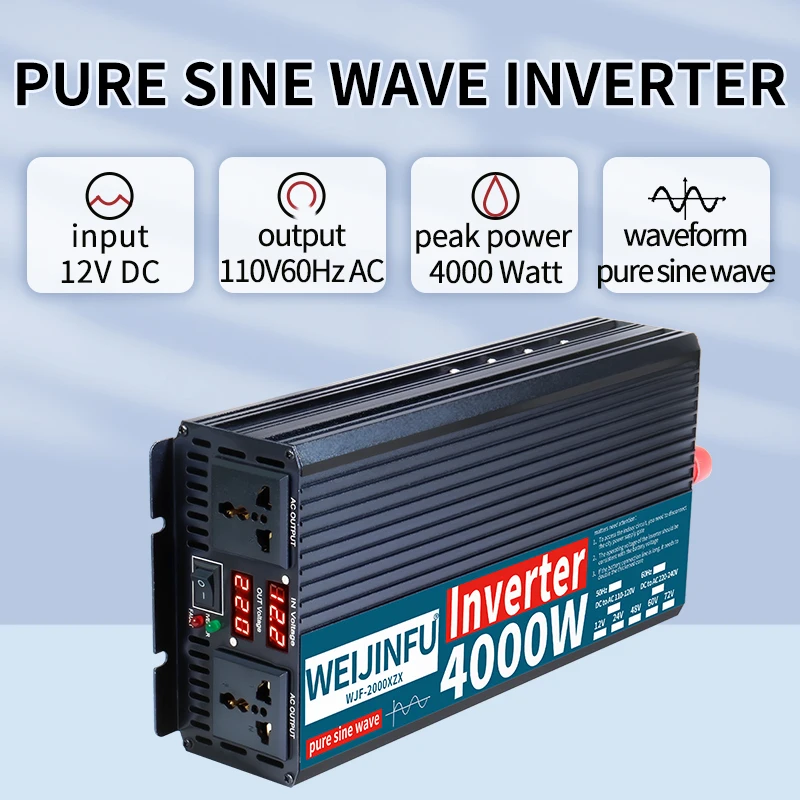 Аксессуары для инверторов чистой синусоиды мощностью 2000 вт - Фотография_4