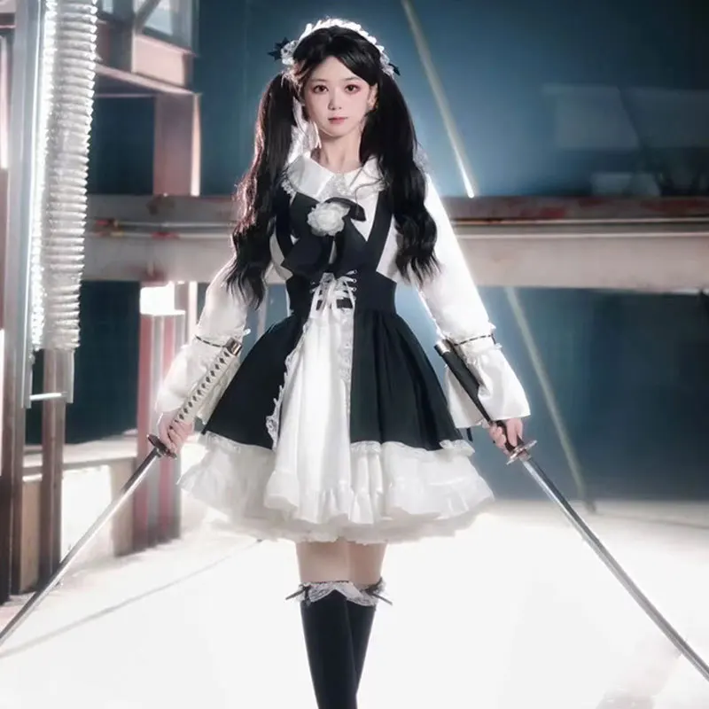 Платье горничной с выдувной киской - Фотография_5