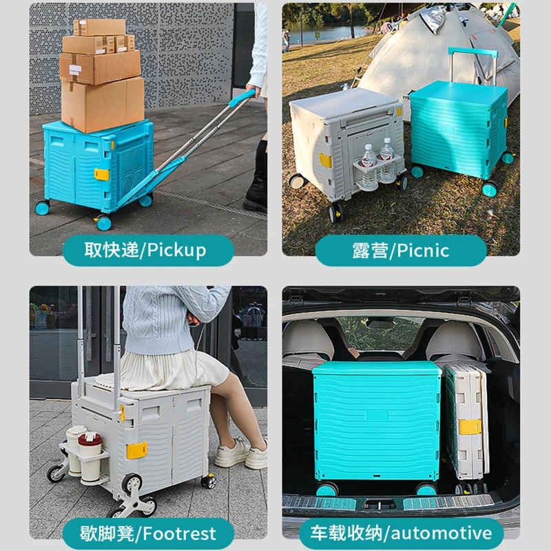 Складная корзина для покупок для кемпинга на открытом воздухе - Фотография_5