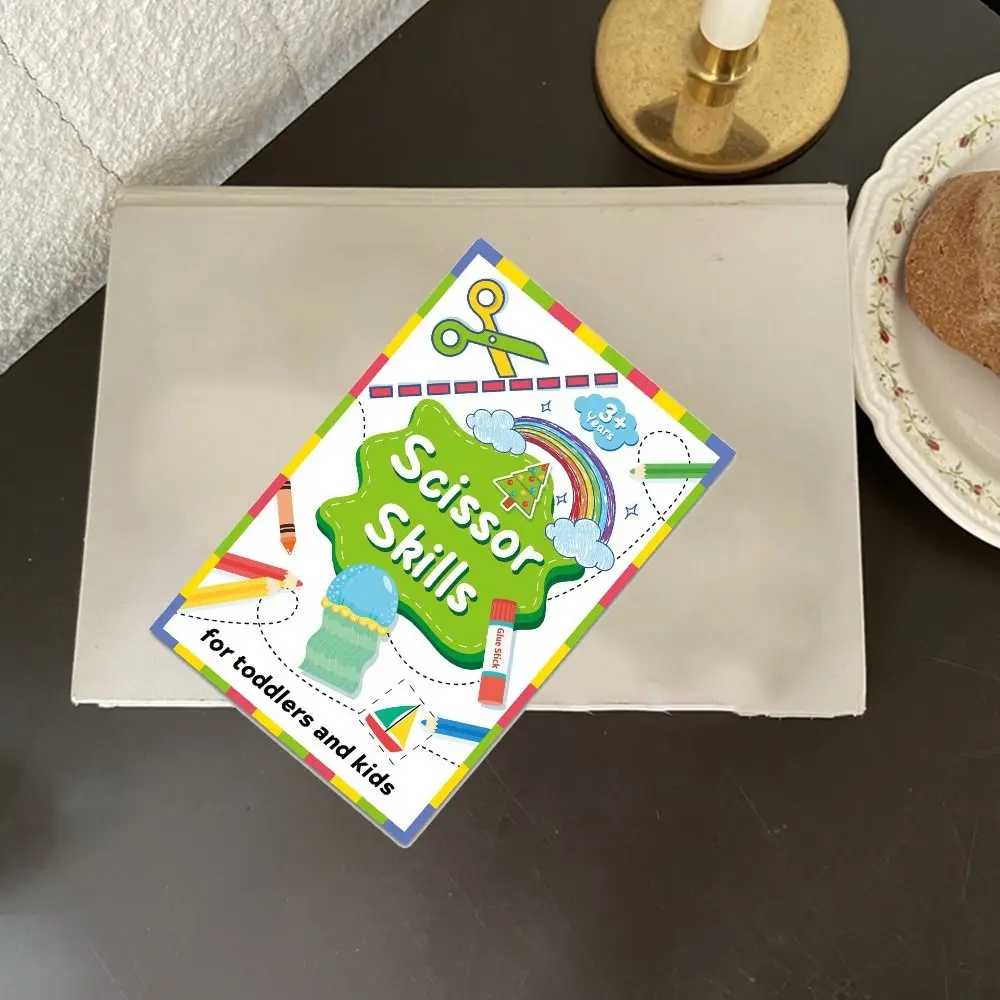 Бумажная детская книга для вырезания из бумаги