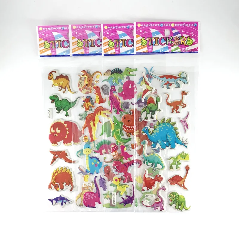 Наклейки с животными и динозаврами - Фотография_3