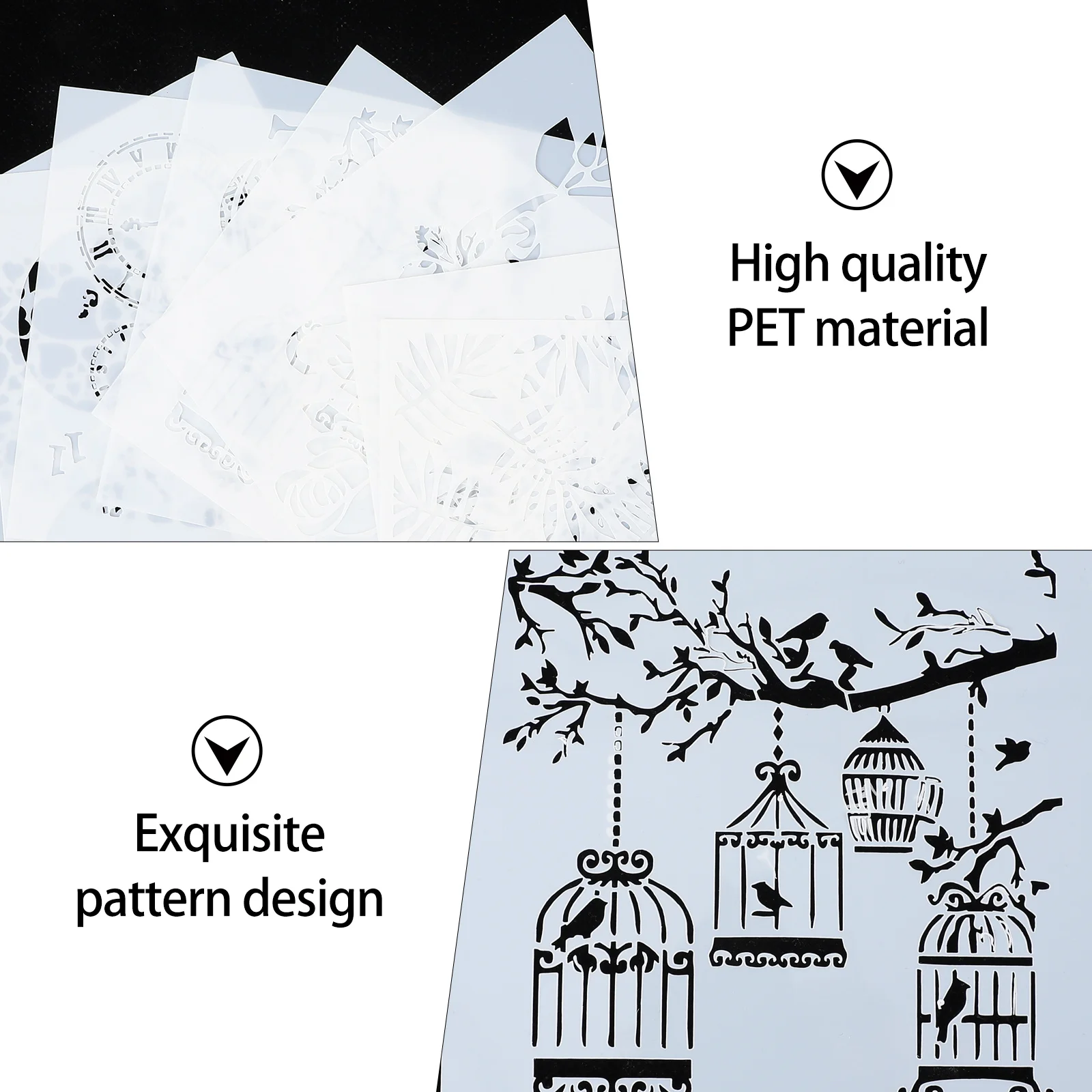 Полые трафареты для рисования