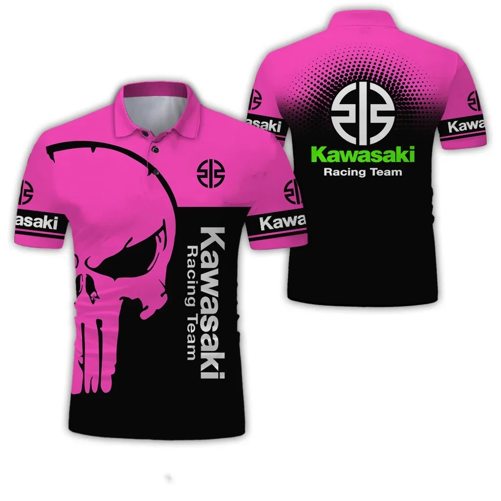 Новая мотоциклетная летняя мужская рубашка поло с 3d принтом