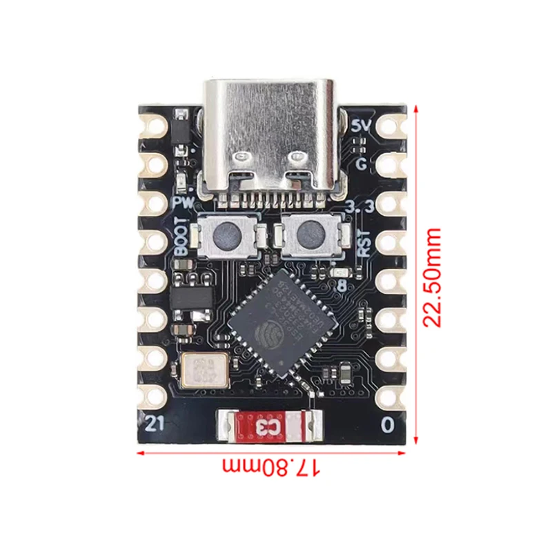 Esp32-c3 макетная плата esp32 supermini - Фотография_6