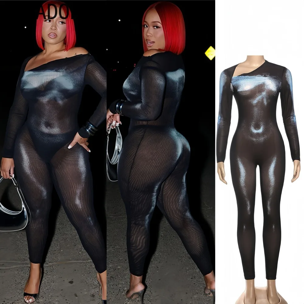 Fagadoer сексуальные сетчатые прозрачные