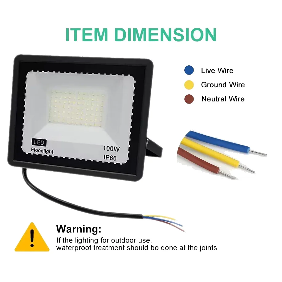 Светодиодный прожектор с датчиком движения pir - Фотография_4