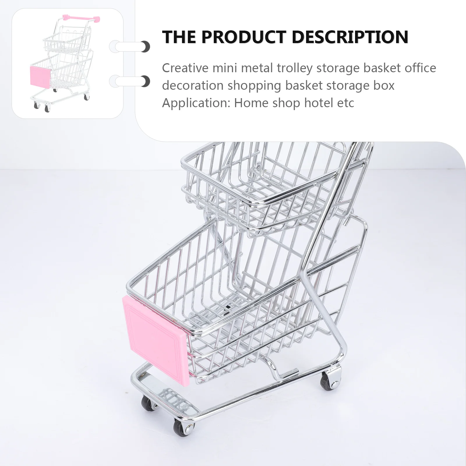 Мини-корзина-тележка для отеля - Фотография_5