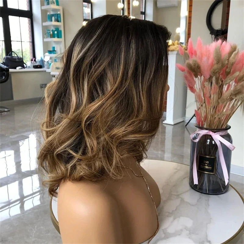 Ombre блондинка коричневый объемная - Фотография_3