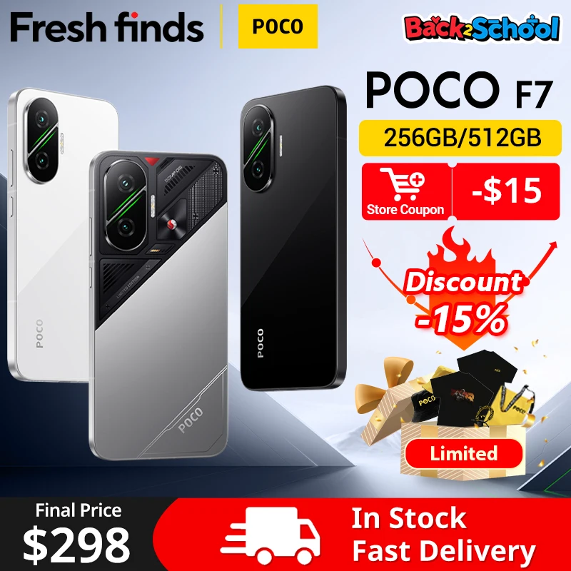 【мировая премьера】 смартфон poco f7 5g clobal версии snapdragon 8s gen 4