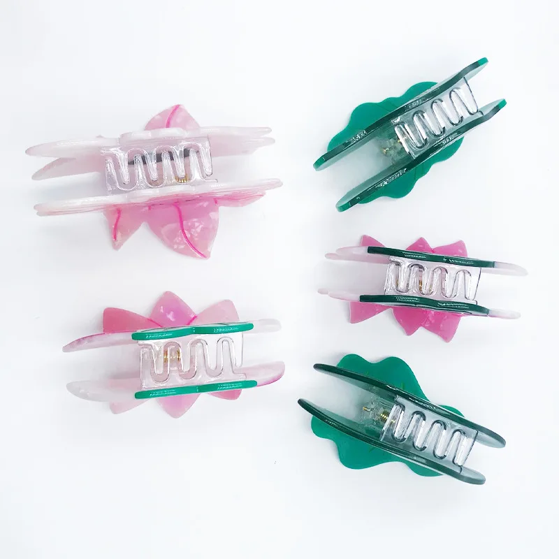 Duoshang новые заколки для волос с листьями лотоса - Фотография_3