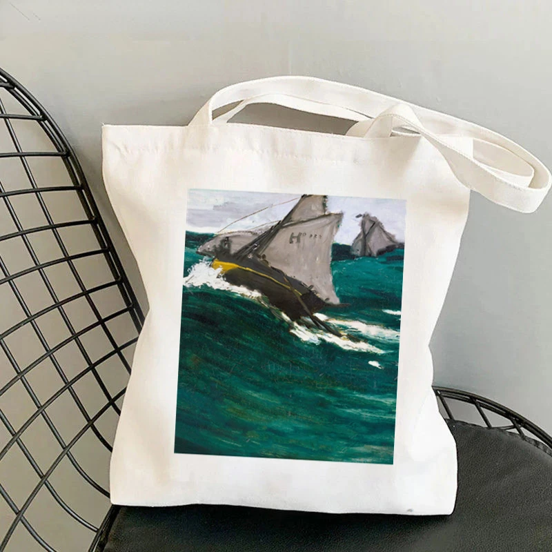 Женская мягкая сумка с принтом в виде коллажа - Фотография_5