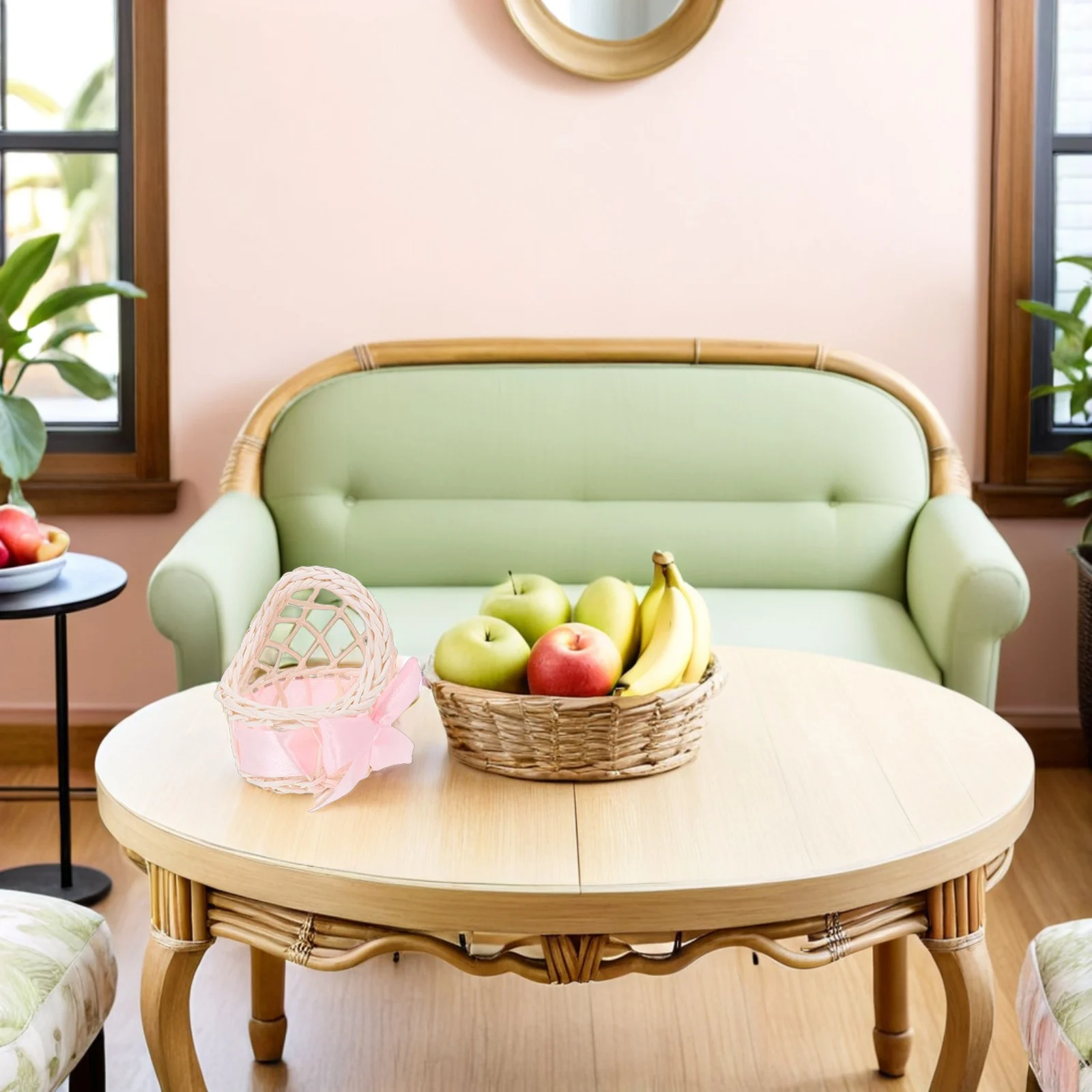 Миниатюрные тканые цветочные принадлежности из смолы - Фотография_4