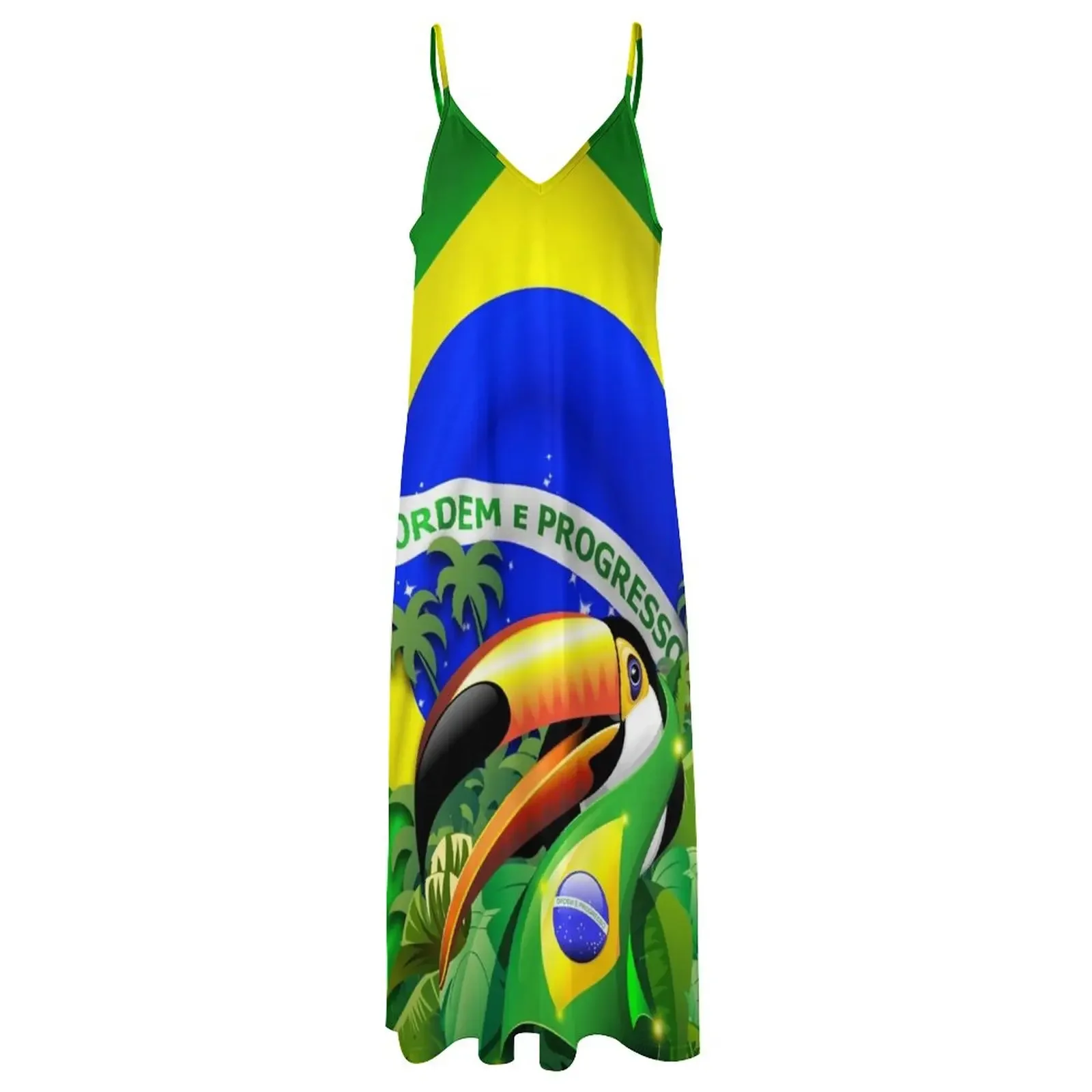 Toco toucan на бразильском флаге - Фотография_4