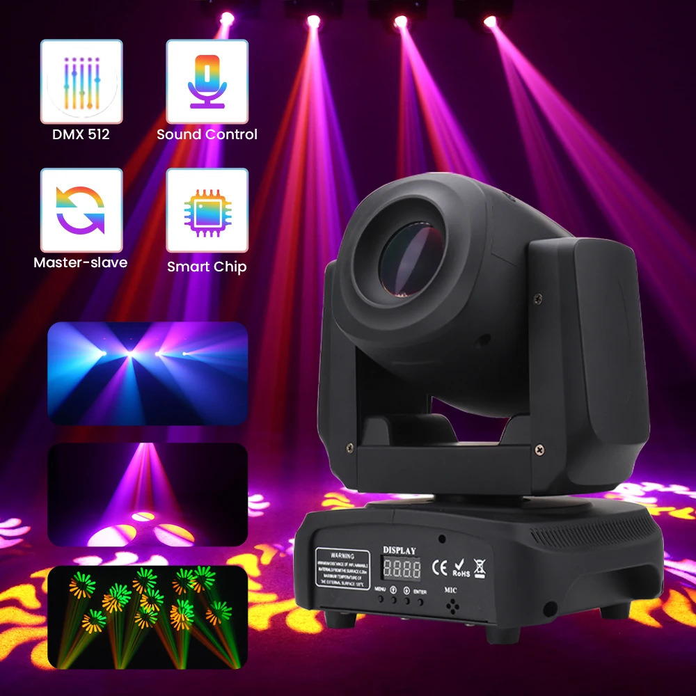 Dj moving head spot light 3 призмы
