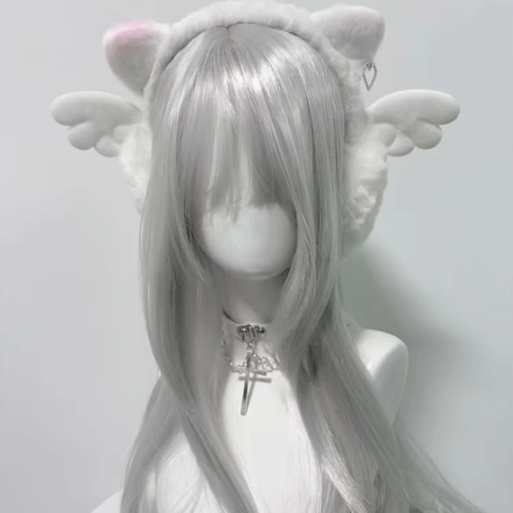 Наушники с крыльями ангела на хэллоуин