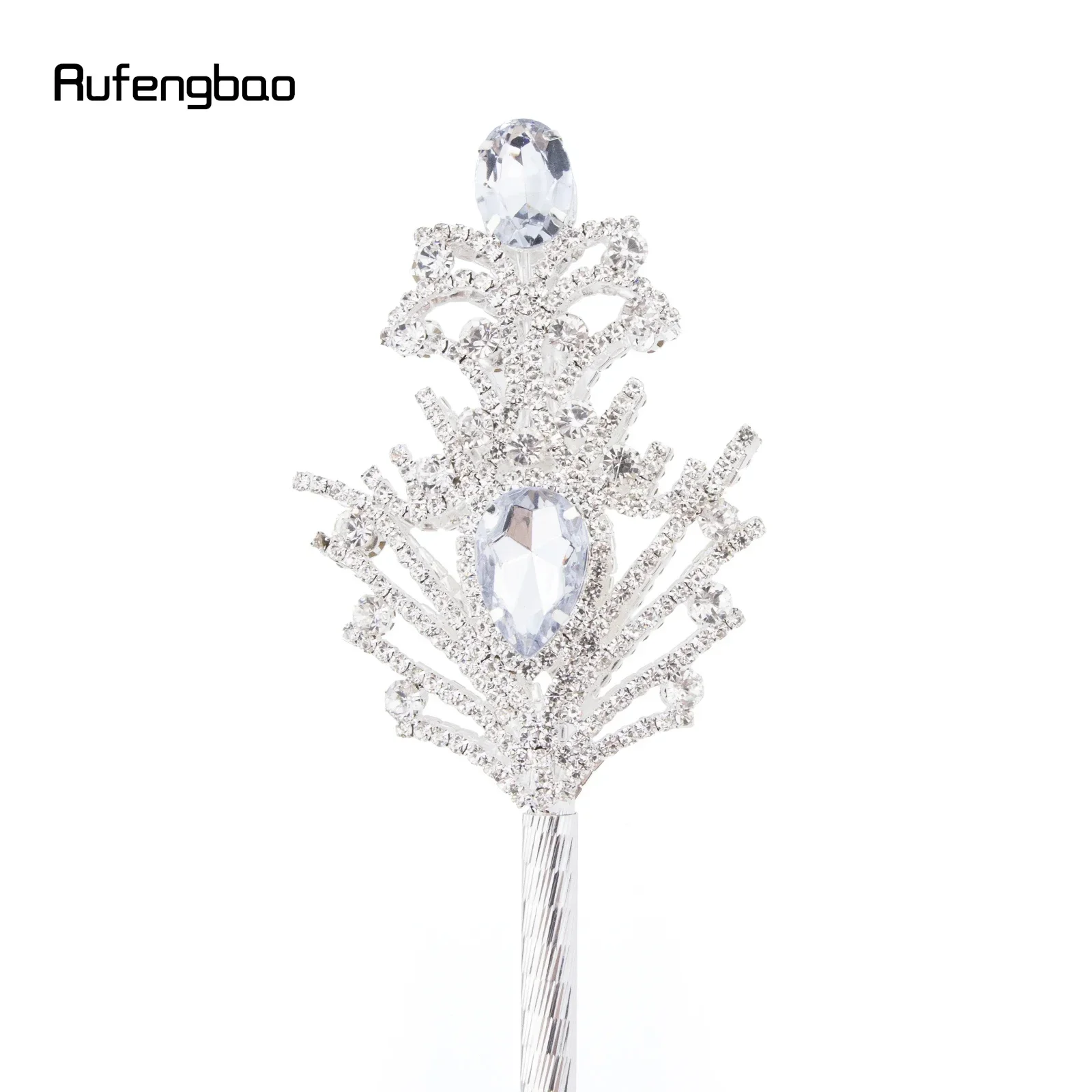 Белые ромбовидные короны из сплава - Фотография_3