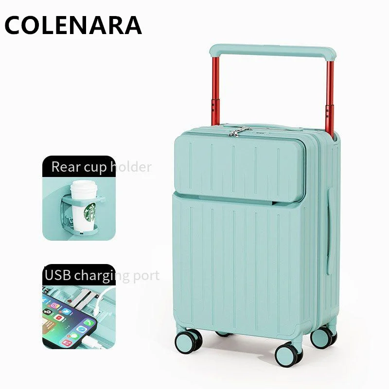 Чемодан большой емкости colenara с передним отверстием для ноутбука - Фотография_2