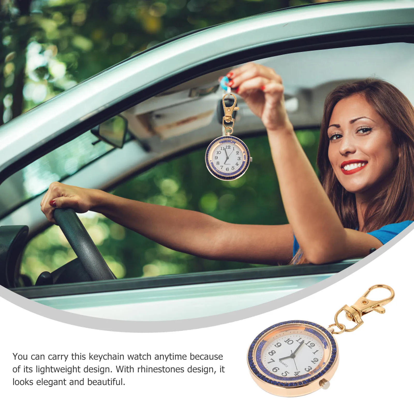 Карманные часы со стразами - Фотография_2