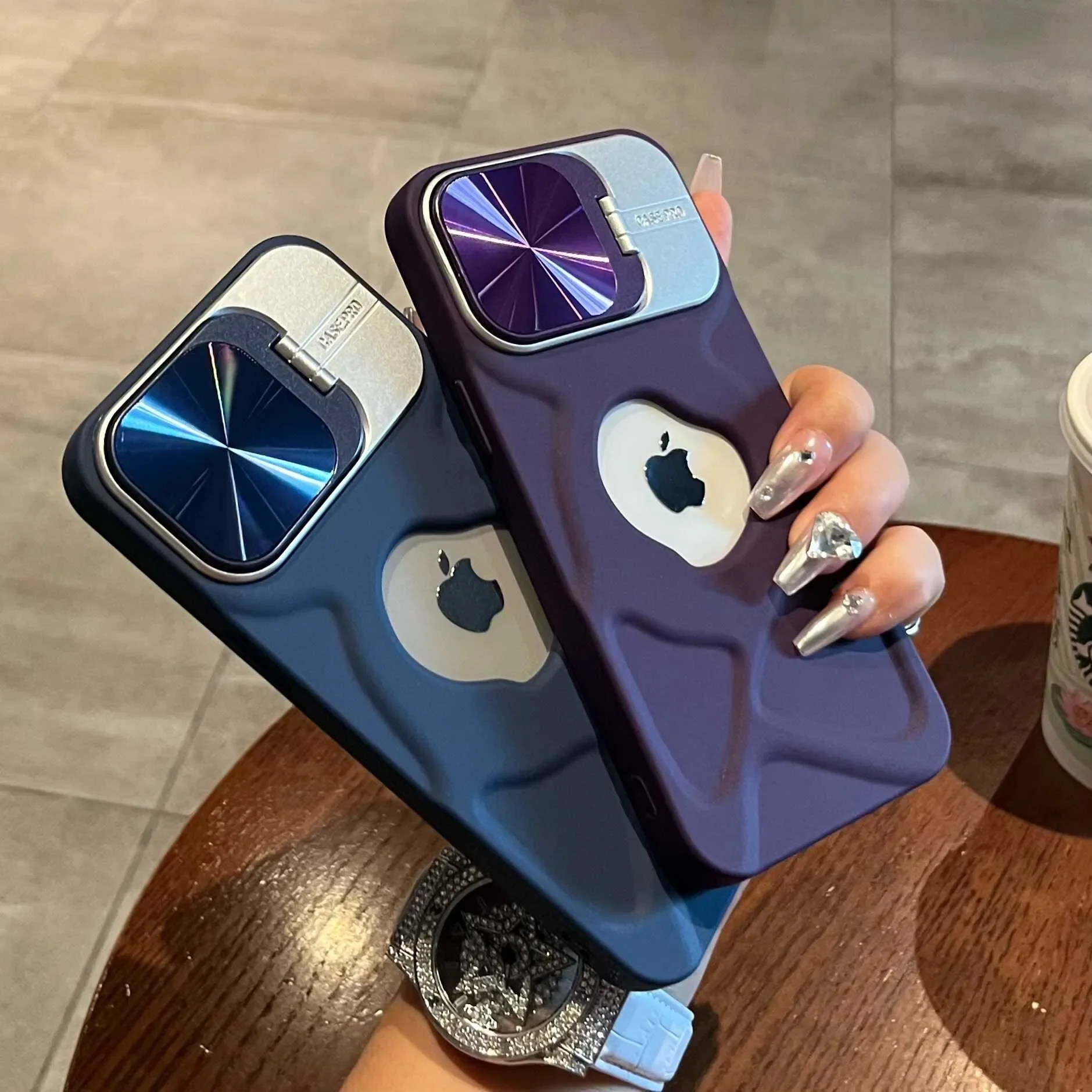 Модный магнитный чехол с отверстием для логотипа для iphone 11 - Фотография_5