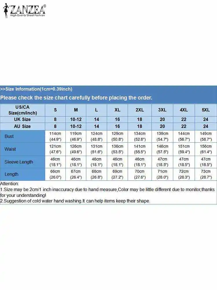 Zanzea модная женская блузка с - Фотография_6