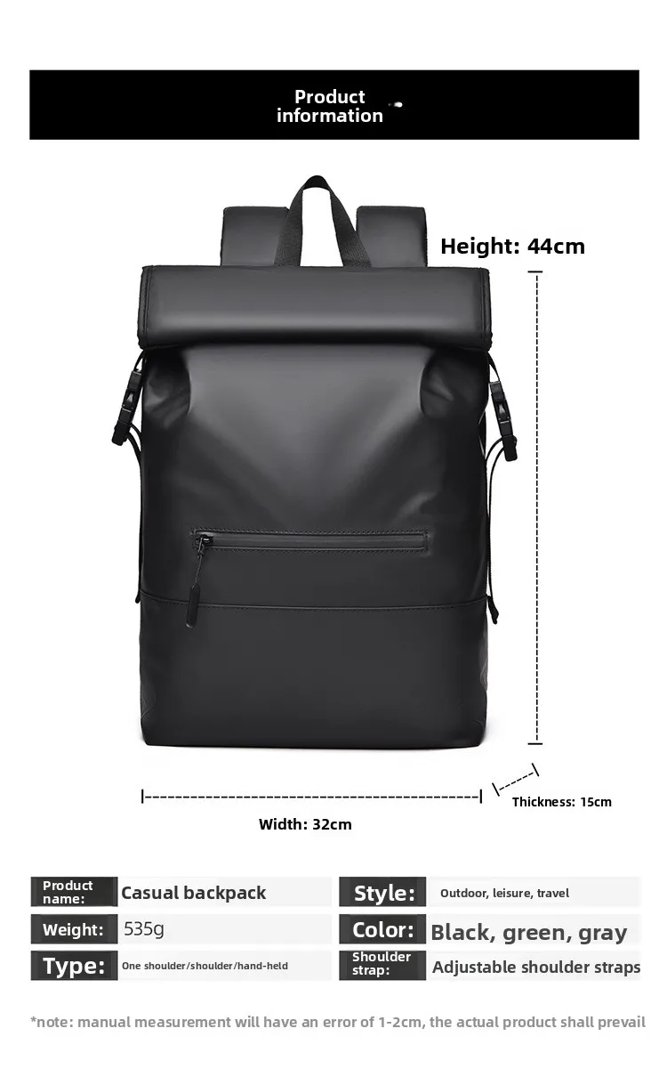 Новый мужской дорожный рюкзак большой - Фотография_6